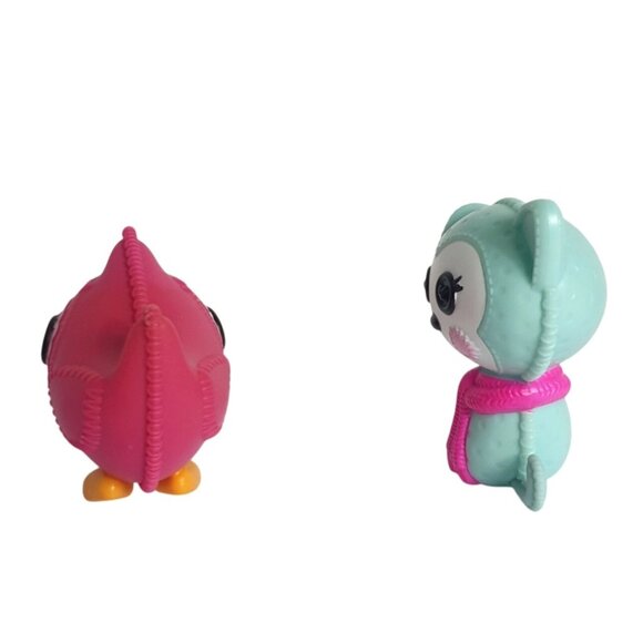 LaLaLoopsy LaLa Oopsie Pets Toucan Husky Colorful Cute Animal Figurine Set HTF - Picture 2 of 4